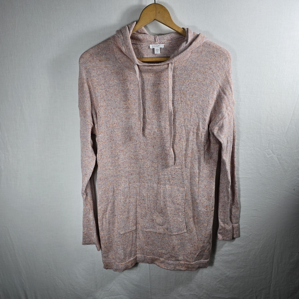 Cozy Pink Hooded Sweater